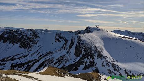 Vista del Susarón, Ausante y Rapaína desde la Peña del Viento