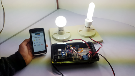 Reles controlados por Bluetooth - Control de Iluminación Reles controlados por Bluetooth - Control de Iluminación