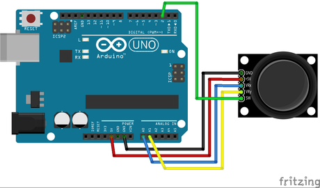 Módulo Joysctick KY-023 (Instalación y Programación) Módulo Joysctick KY-023 (Instalación y Programación)