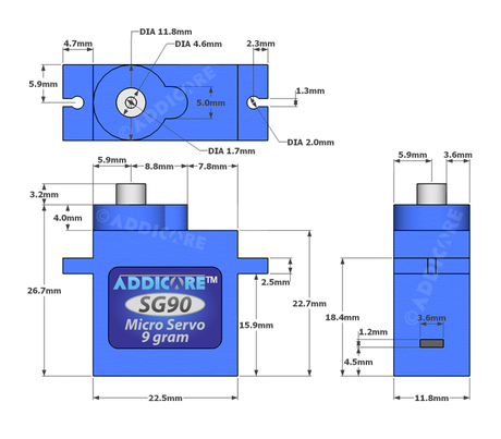 Micro Servo SG90 1.5Kg Micro Servo SG90 1.5Kg