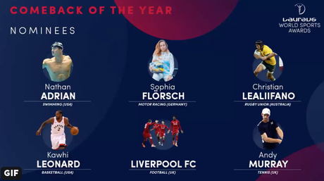 恭喜！伦纳德和猛龙携手入围世界体育大奖，而他又成了快船队史首人