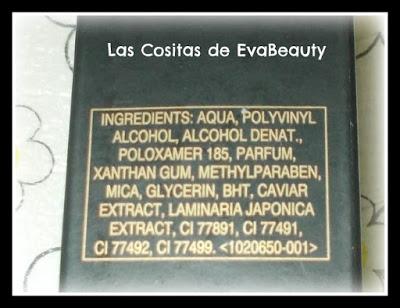 ingredientes mascarilla facial peel off caviar avon