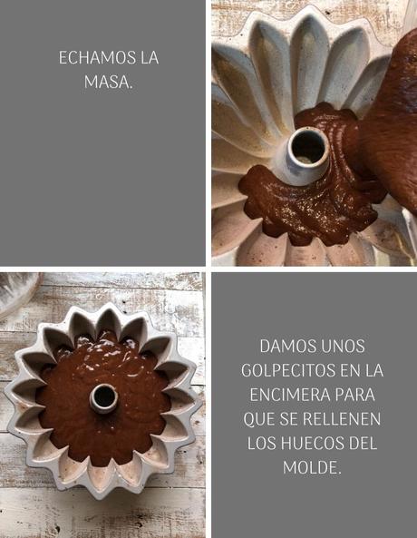 Chocolate Mayonnaise Bundt Cake #BundtBakers {con solo 5 ingredientes}