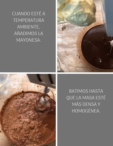 Chocolate Mayonnaise Bundt Cake #BundtBakers {con solo 5 ingredientes}