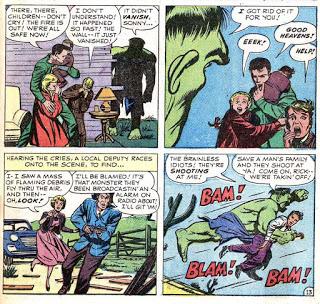 El Hulk y Frankenstein de M. Shelley