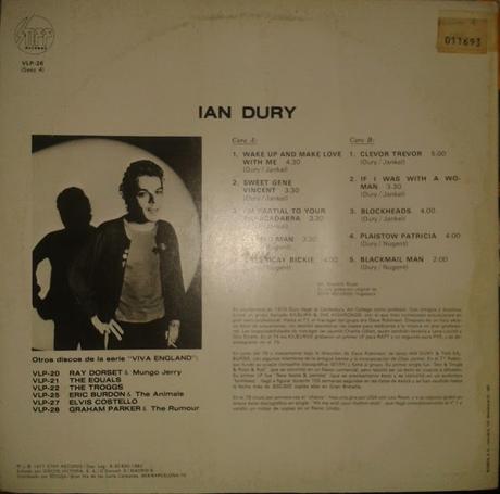 Ian Dury - New boots & panties Lp 1982