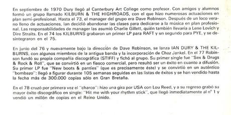 Ian Dury - New boots & panties Lp 1982