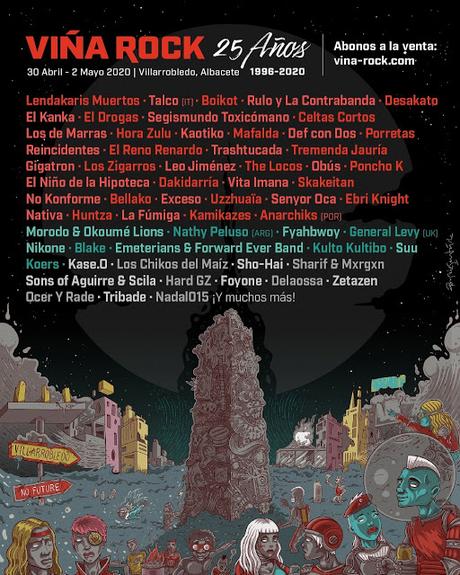 Viña Rock 2020: Rulo y La Contrabanda, Talco, Celtas Cortos, Obús, Reincidentes, Leo Jiménez, Los Chikos del Maíz, Uzzhuaïa, Nathy Peluso...