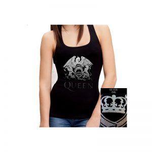 Historia de Los Logotipos de las Bandas de Música camiseta queen hombre