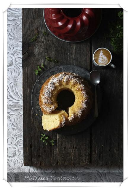 Bizcocho de Leche Caliente con Leche Condensada y Naranja