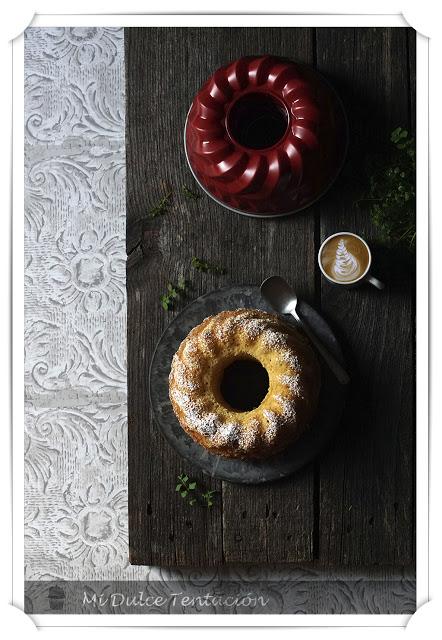 Bizcocho de Leche Caliente con Leche Condensada y Naranja