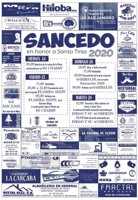 Fiestas en honor a Santo Tirso en Sancedo