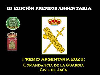 Premio Argentaria 2020 a la Guardia Civil de Jaén