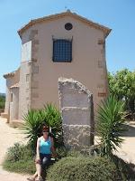 Romántica ermita de Sant Elm, donde Ferran Agullo bautizo el mar como Costa Brava. Sant  Feliu de Guixols. 