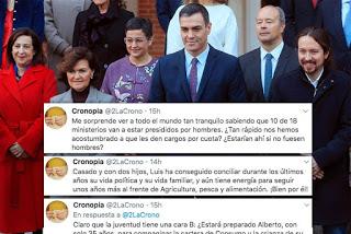 Pedro Sánchez promete un “Gobierno plural que hablará con varias voces, pero que emitirá el mismo mensaje” y arrecia la Coalición del Apocalipsis de la oposición.