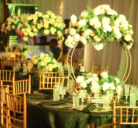 10 ideas diy de centros de mesas con aros