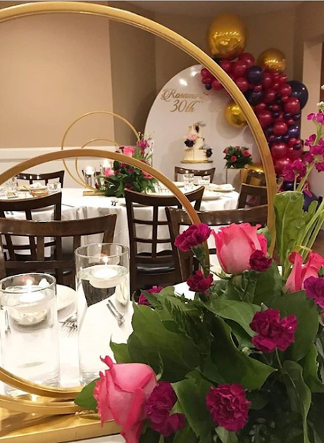 10 ideas diy de centros de mesas con aros