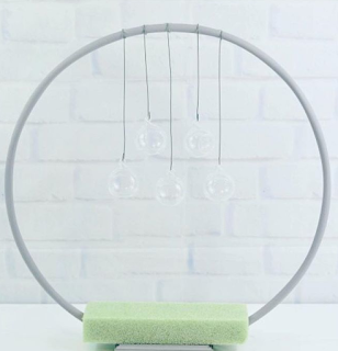 10 ideas diy de centros de mesas con aros