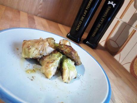 Rollitos de repollo rellenos al horno - Involtini di verza ripieni al forno - Cabbage rolls