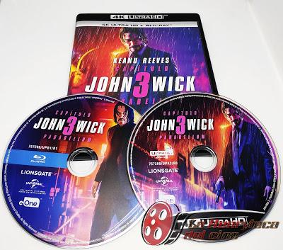 John Wick 3, Ediciones Bluray y UHD