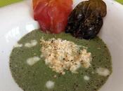 Crema espinacas valle guadalhorce jamon serrano hojitas baby fritas