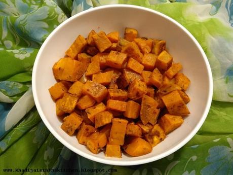 PATATES DOUCES RÔTIES / ROASTED SWEET POTATOES / BATATAS AL HORNO /بطاطا حلوة مشوية في الفرن