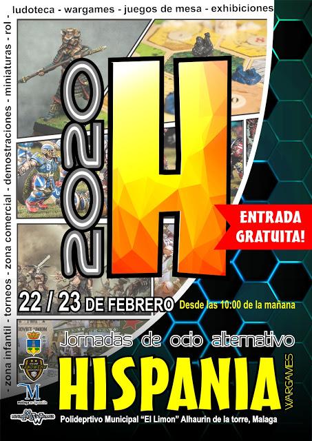 Más actividades anunciadas para las Hispania Wargames 2020