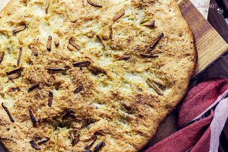 Focaccia Sin Amasado