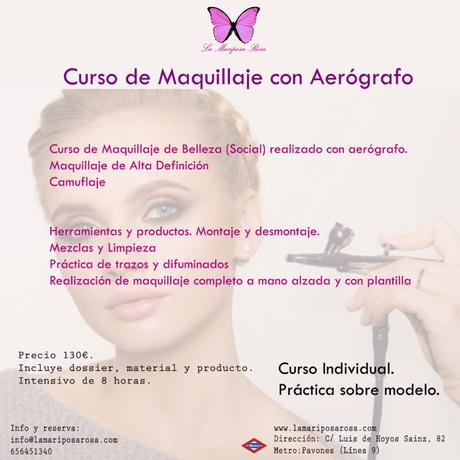 CURSO DE MAQUILLAJE CON AEROGRAFO