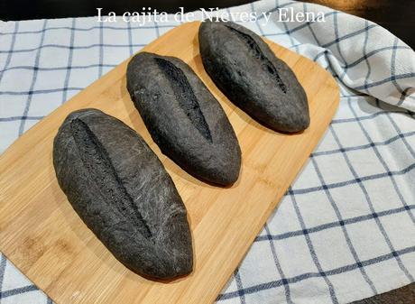 Pan negro de tinta de calamar