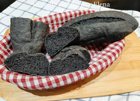 Pan negro de tinta de calamar