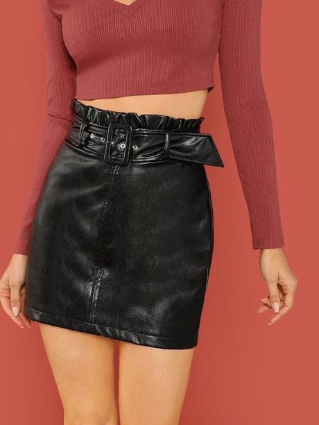 Shein Falda Negra - Paperblog