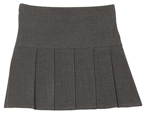 Falda Tablas Gris Nina