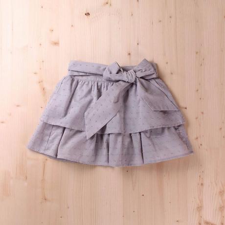 Falda Tablas Gris Nina
