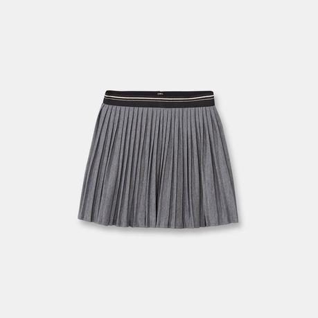 Falda Tablas Gris Nina