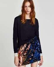 Falda De Lentejuelas De Colores De Zara