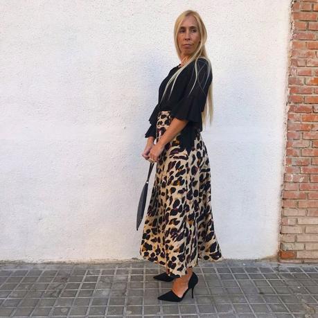 Falda Animal Print Leopardo
