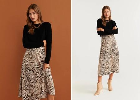 Falda Animal Print Leopardo