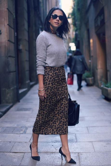 Falda Animal Print Leopardo