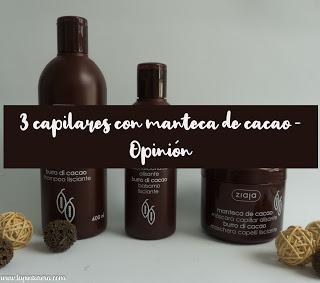 3 capilares con manteca de CACAO - Opinión portada