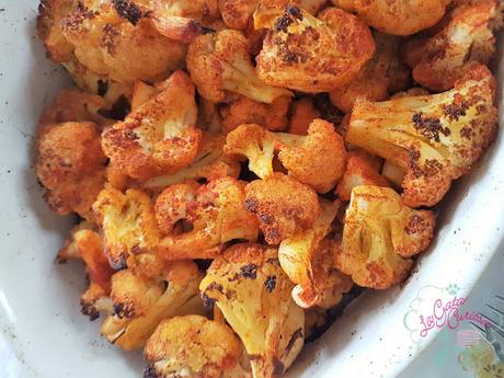 COLIFLOR ESPECIADA AL HORNO COLIFLOR ESPECIADA AL HORNO
