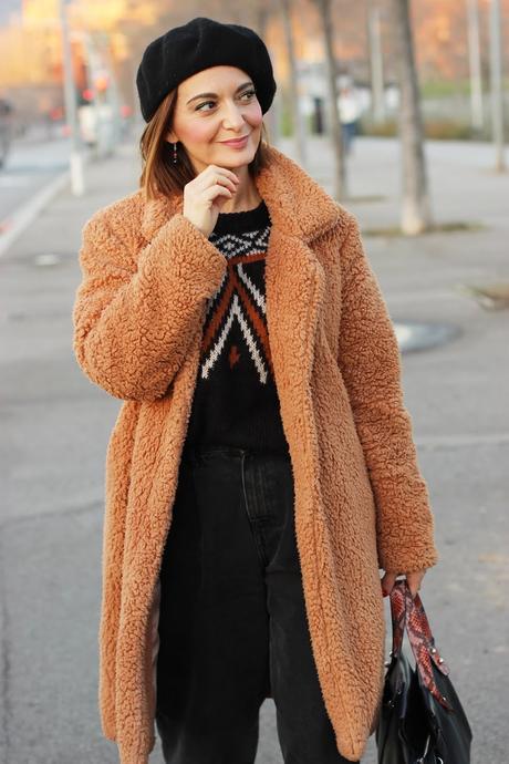 Look con slouchy y boina Look con slouchy y boina