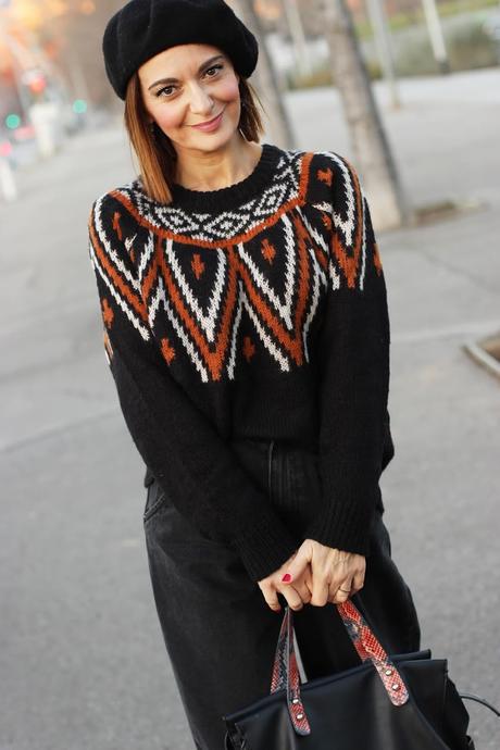 Look con slouchy y boina Look con slouchy y boina