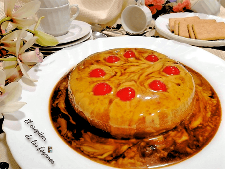 FLAN DE QUESO CREMA Y NATA