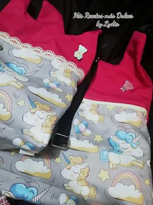 MOCHILAS DE TELA Y DELANTALES