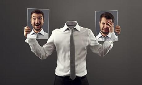 Actitud de un neurótico o neurótica.