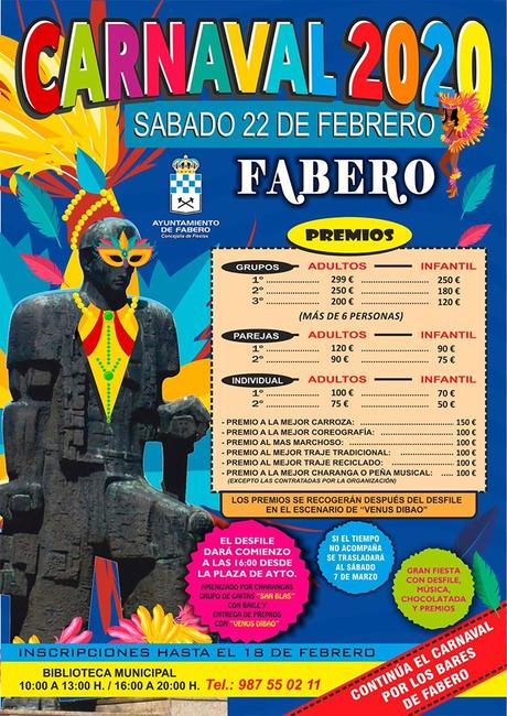 Fabero celebra su desfile de Carnaval el sábado 22 de febrero