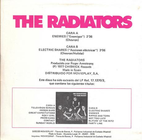 Radiators from Space -Enemies 1978 (1977)