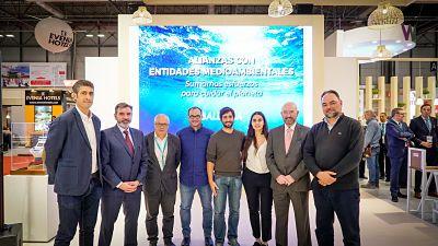 Baleària presenta en Fitur sus alianzas con entidades medioambientales para contribuir al cuidado del planeta Baleària presenta en Fitur sus alianzas con entidades medioambientales para contribuir al cuidado del planeta