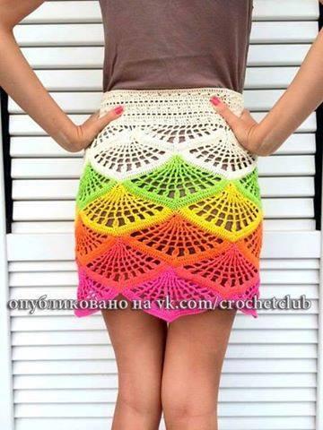 Patrones De Faldas A Crochet Gratis